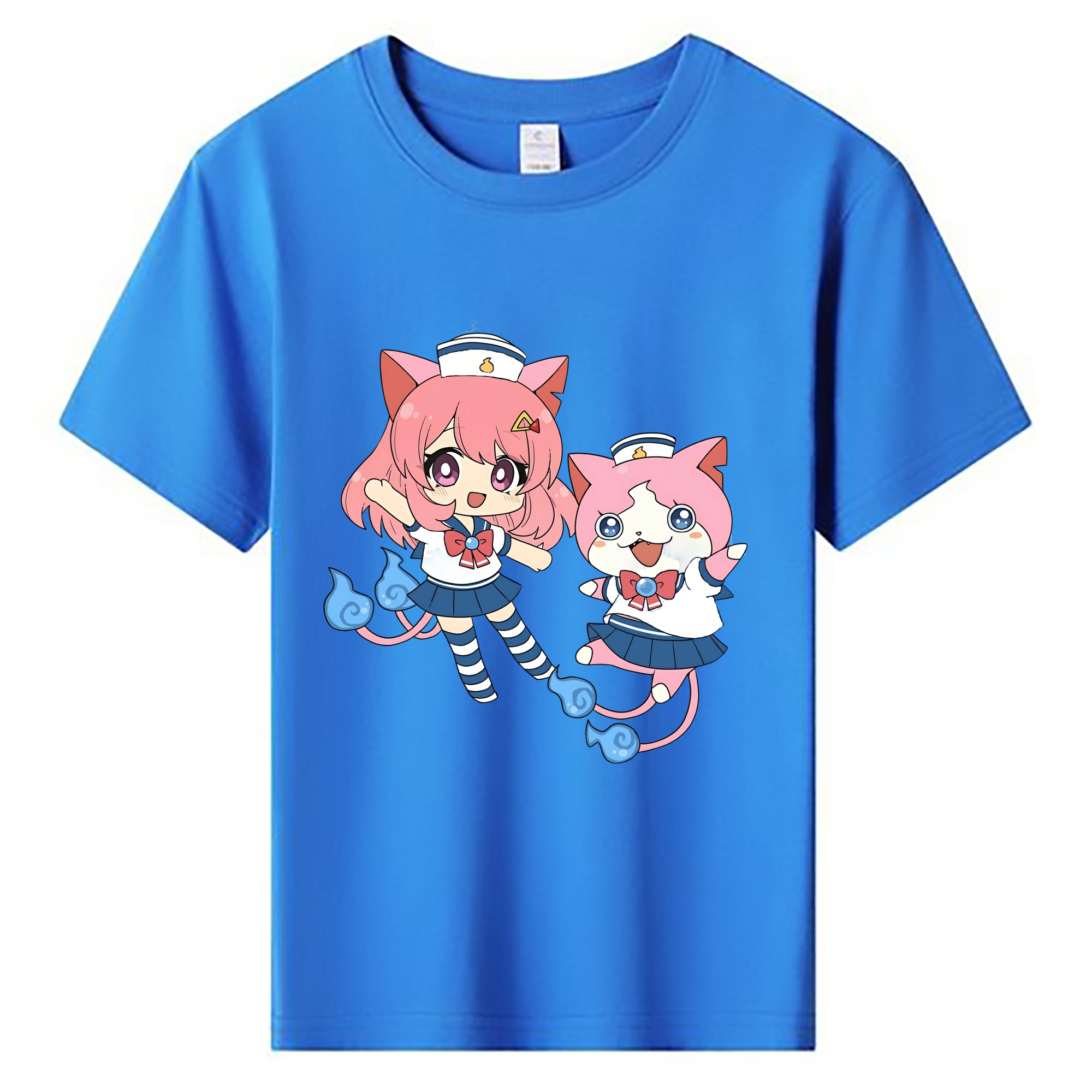 （画像用） 妖怪ウォッチ Yo-kai Watch 綿100％キッズTシャツ（フロントプリント）